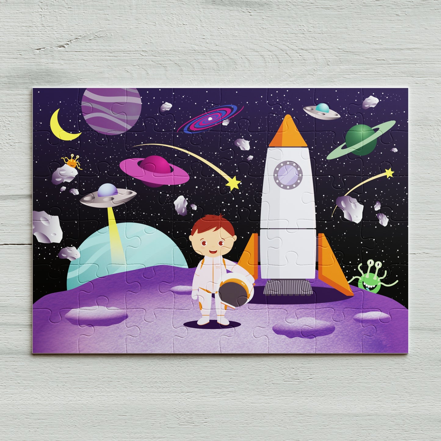 Space Explorer Jigsaw Puzzle