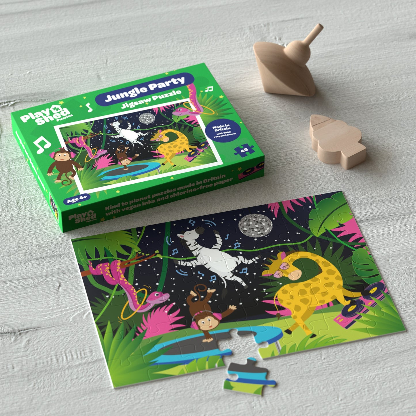 Jungle party jigsaw 48 piece gift